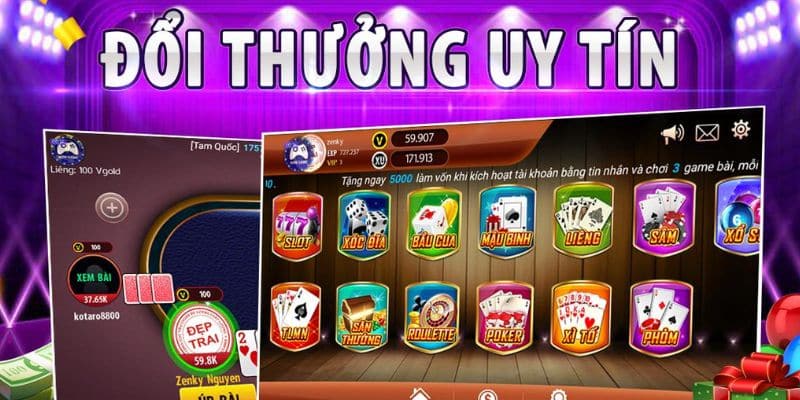 Tham gia trải nghiệm game đánh bài online đổi tiền mặt tại 8day